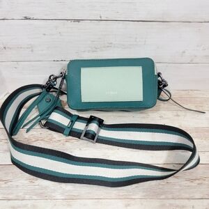 Botkier Teal and Mint Crossbody Bag